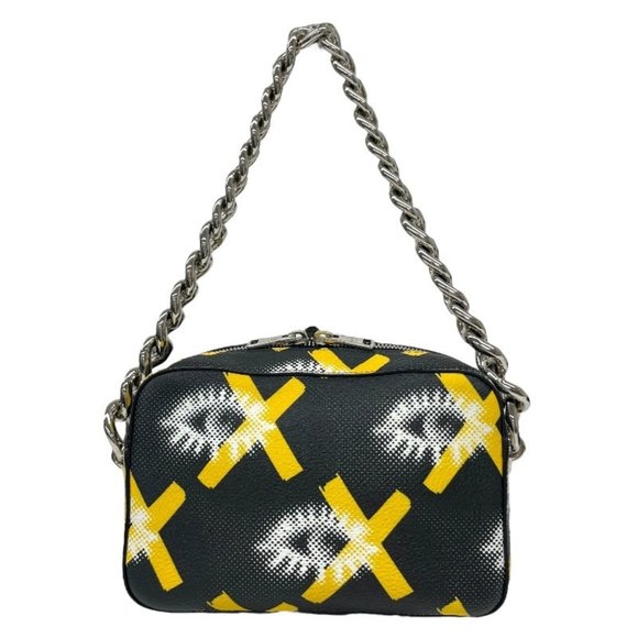 PRADA Black Leather Shoulder Bag - Picture 1 of 14